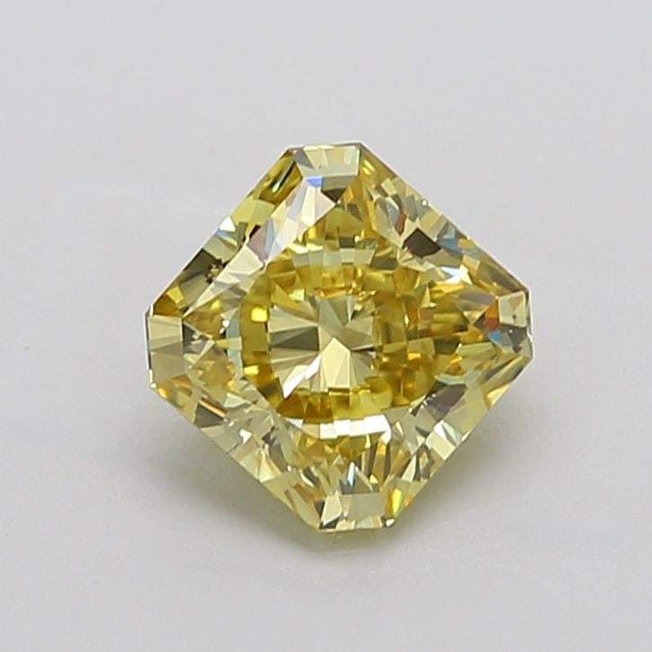 Loose Diamond - SQUARE RADIANT 3.04ct Fancy Intense Yellow VS1