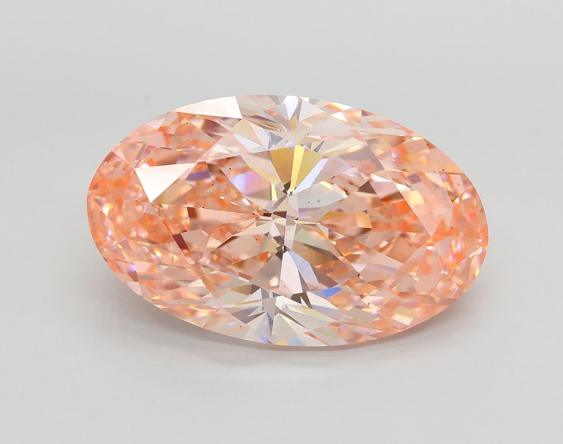 Loose Diamond - OVAL 10.01ct Fancy Vivid Pink VS2