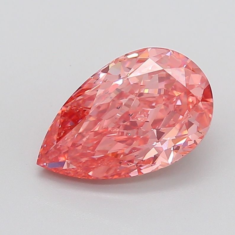 Loose Diamond - PEAR 5.02ct Fancy Vivid Pink SI2