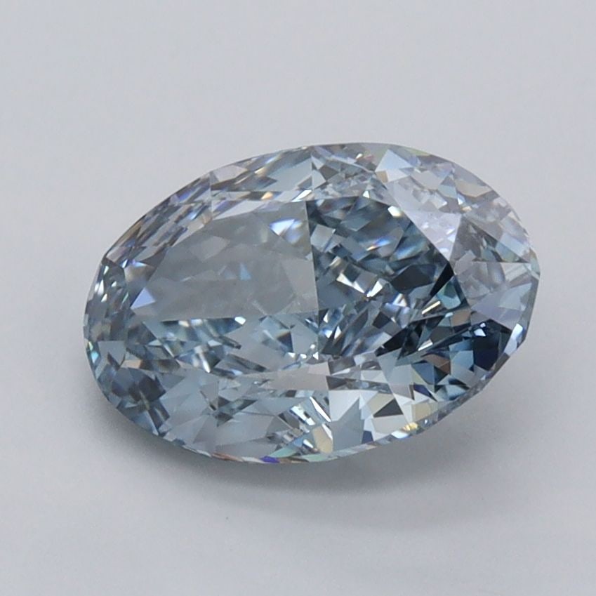 Loose Diamond - OVAL 2.02ct Fancy Vivid Blue VVS2