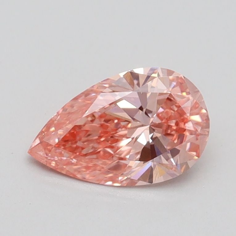 Loose Diamond - PEAR 0.7ct Fancy Intense Pink SI1