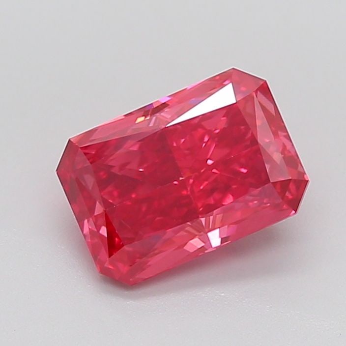 Loose Diamond - RADIANT 3.17ct Fancy Vivid Pink VS2