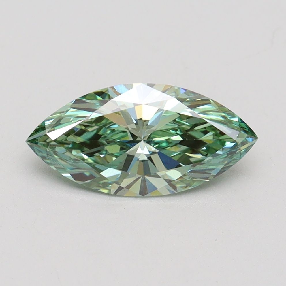 Loose Diamond - MARQUISE 1.04ct Fancy Vivid Green VVS2