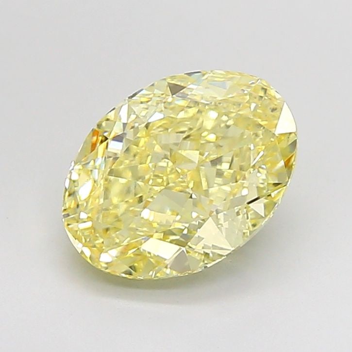 Loose Diamond - OVAL 3.07ct Fancy Yellow VS1