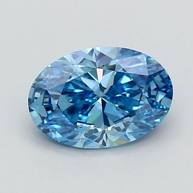 Loose Diamond - OVAL 1.37ct Fancy Vivid Blue VVS2