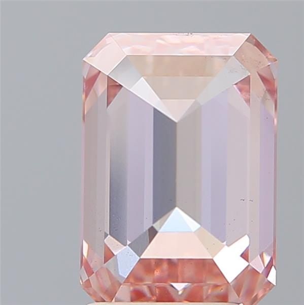 Loose Diamond - EMERALD 3.1ct Fancy Intense Pink VS2