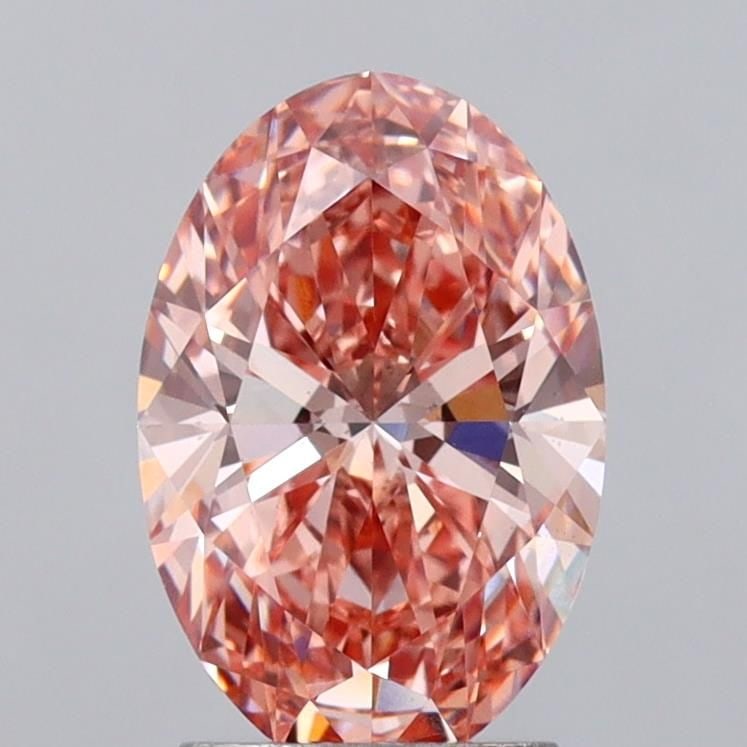 Loose Diamond - OVAL 2.38ct Fancy Brown Pink VS2