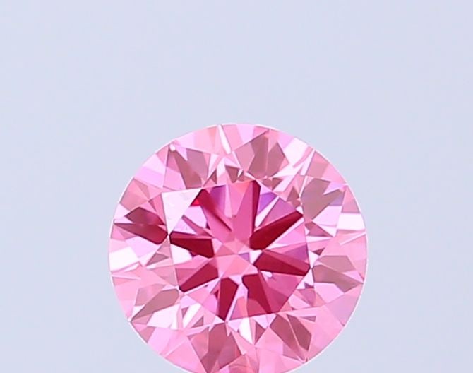 Ideal Loose Diamond - ROUND 1.04ct Fancy Vivid Pink VS1