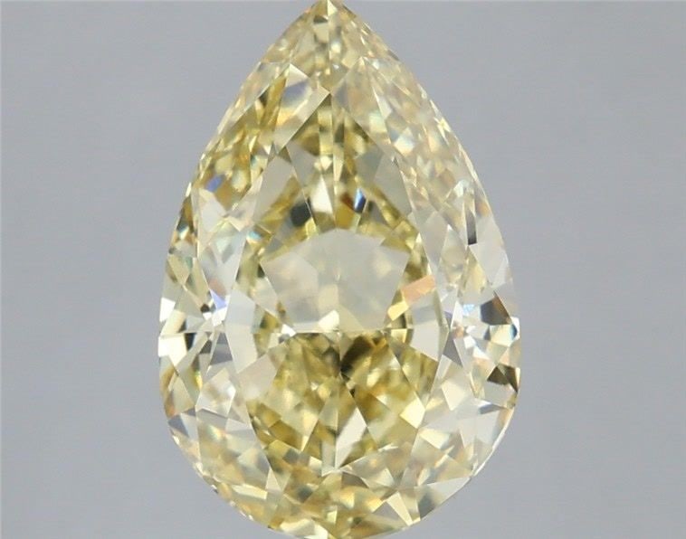 Loose Diamond - PEAR 3.07ct Fancy Intense Yellow VS1