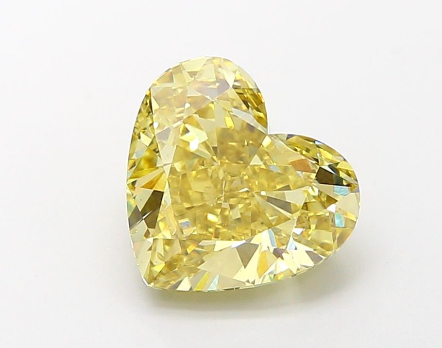 Loose Diamond - HEART 3.25ct Fancy Yellow VS1