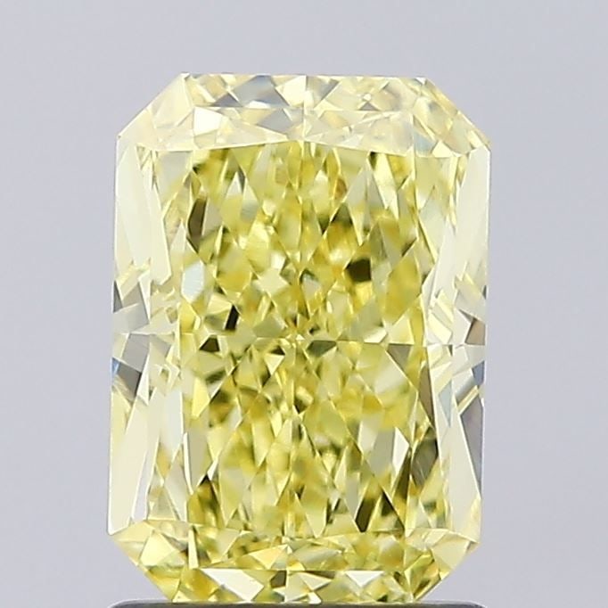 Loose Diamond - RADIANT 1.58ct Fancy Intense Yellow VVS2