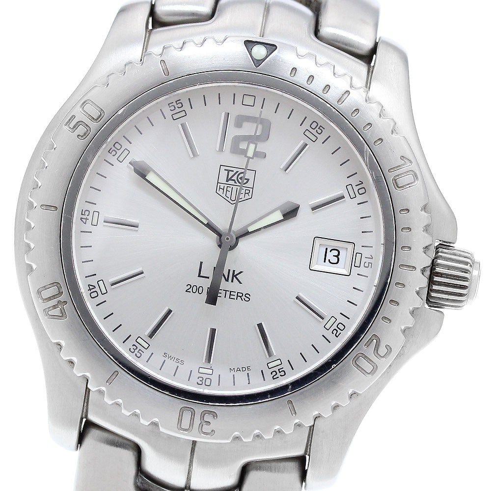 Tag Heuer Link Date Quartz Stainless Steel Men's Watch WT1112-0