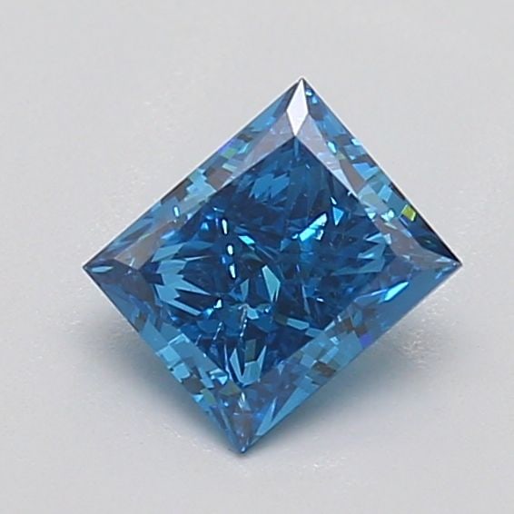 Loose Diamond - PRINCESS 0.7ct Fancy Vivid Blue SI2