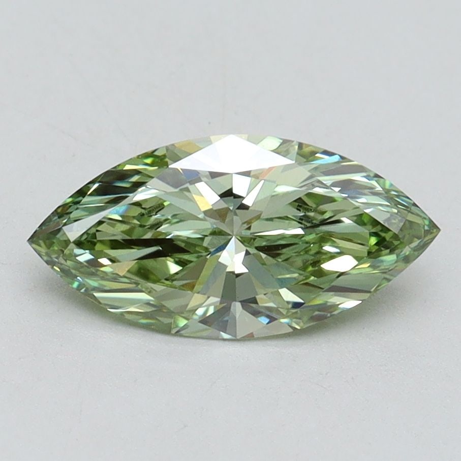 Loose Diamond - MARQUISE 1.07ct Fancy Vivid Green VVS2
