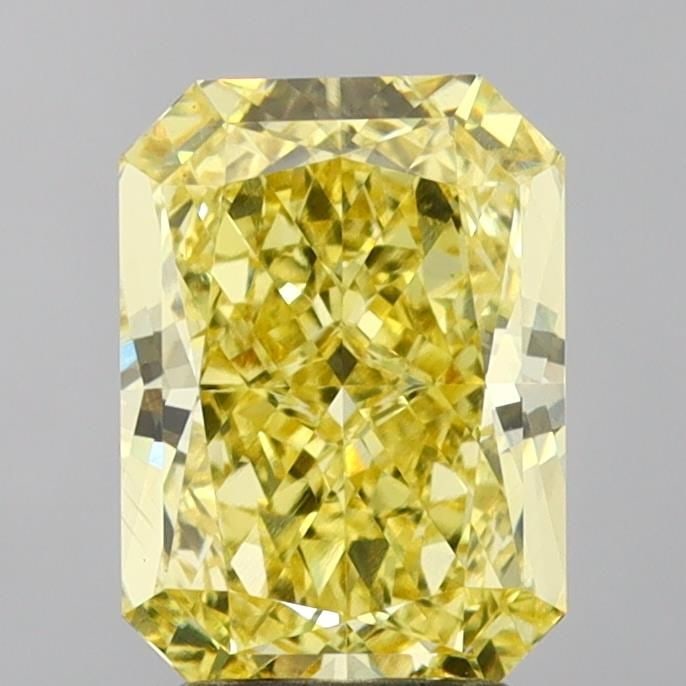 Loose Diamond - RADIANT 3.06ct Fancy Intense Yellow VS1