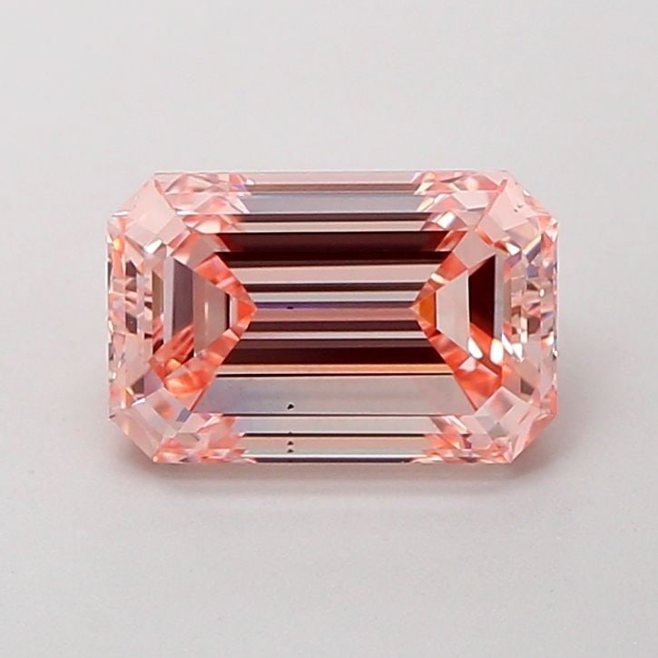 Loose Diamond - EMERALD 2.1ct Fancy Intense Pink VS2