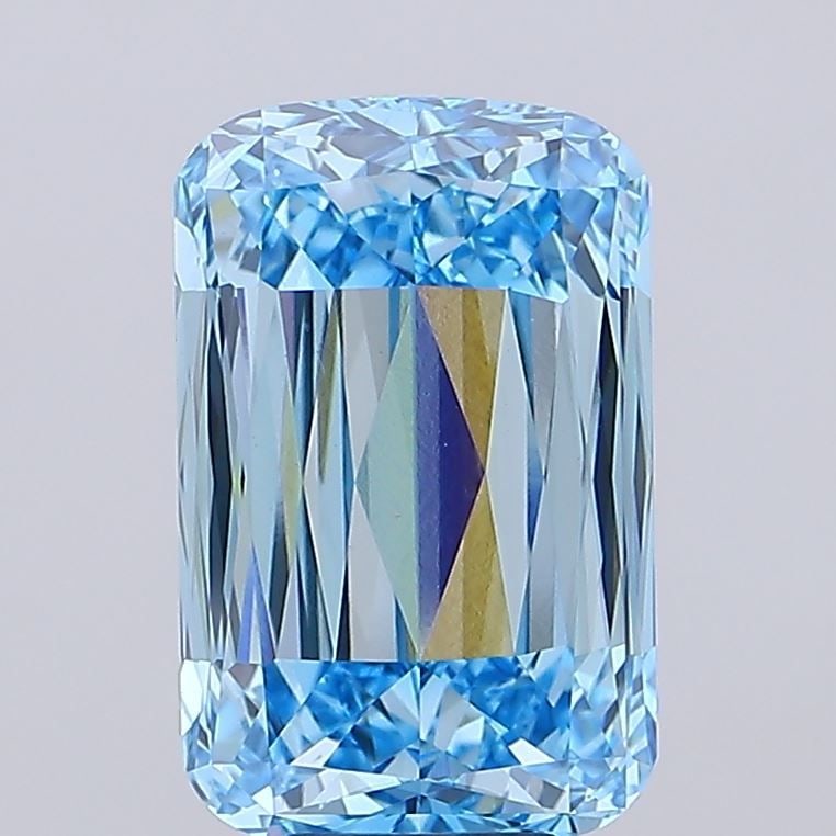 Loose Diamond - CUSHION MODIFIED 10.65ct Fancy Vivid Blue VVS2