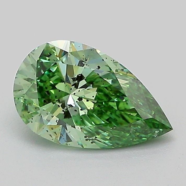 Loose Diamond - PEAR 1.0ct Fancy Vivid Green SI2