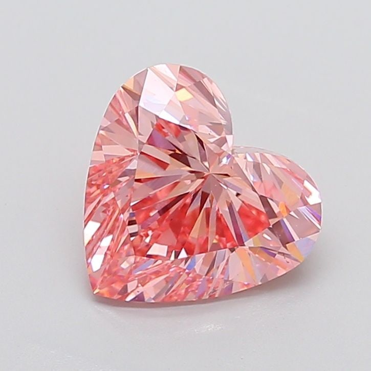 Loose Diamond - HEART 4.0ct Fancy Vivid Pink SI1