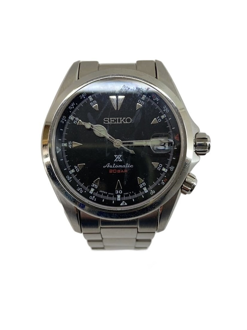 Seiko Prospex stainless steel men's wristwatch 6R35-00E0