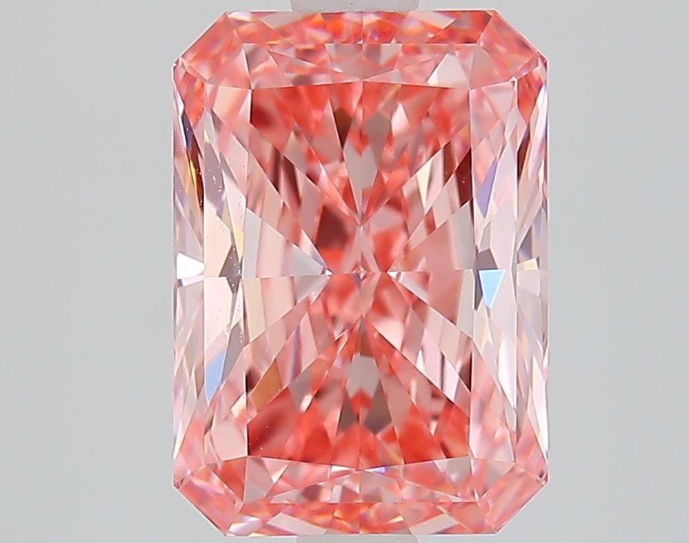 Loose Diamond - RADIANT 2.3ct Fancy Vivid Pink VVS2