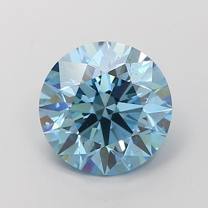 Loose Diamond - ROUND 2.59ct Fancy Vivid Blue VS2