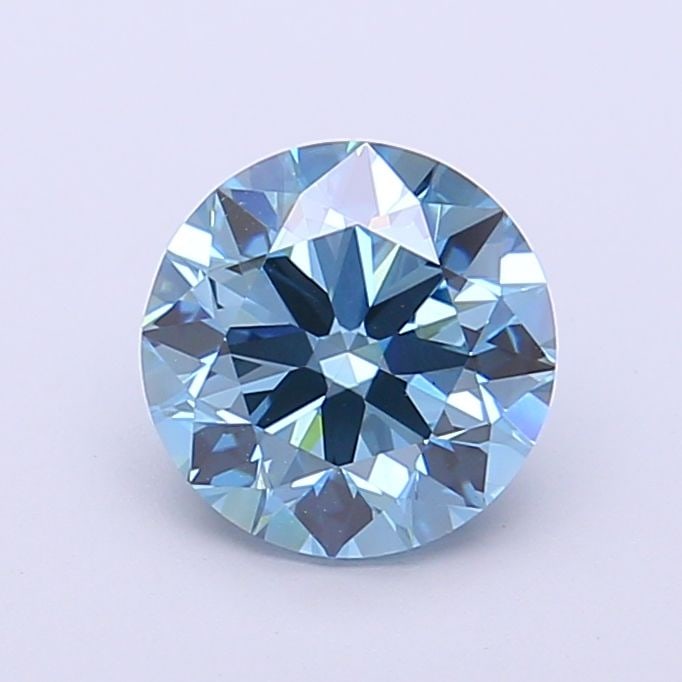 Loose Diamond - ROUND 1.45ct Fancy Vivid Blue VS1