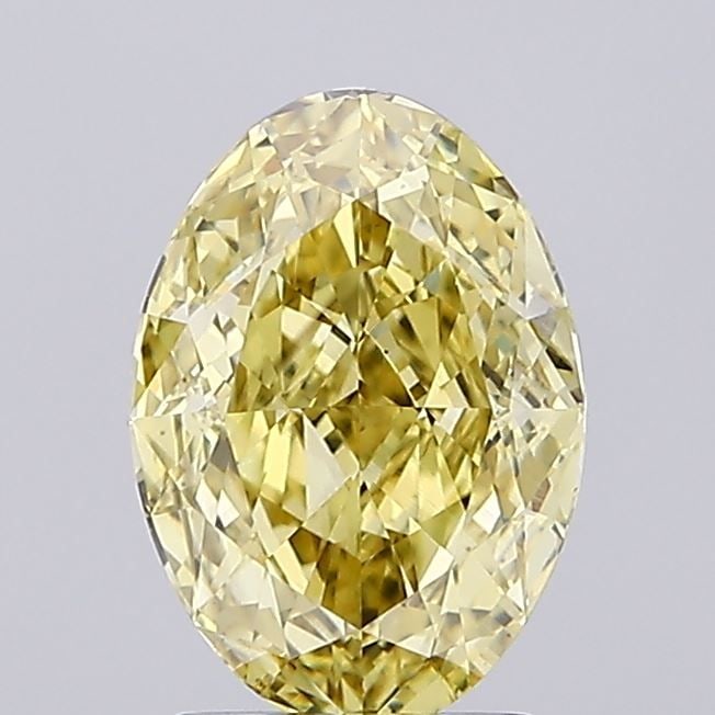 Loose Diamond - OVAL 2.04ct Fancy Vivid Yellow VS1