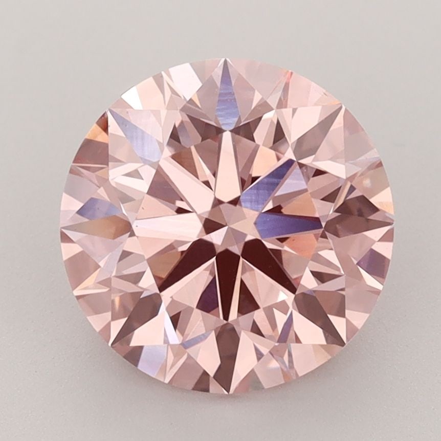 Ideal Loose Diamond - ROUND 3.23ct Fancy Vivid Pink VS1