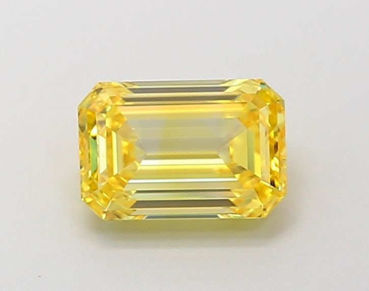 Loose Diamond - EMERALD 1.15ct Fancy Intense Yellow VVS2