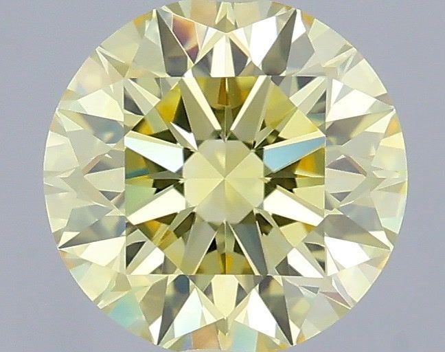 Ideal Loose Diamond - ROUND 0.9ct Fancy Intense Yellow VVS2