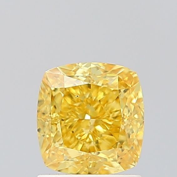 Loose Diamond - CUSHION MODIFIED 1.59ct Fancy Vivid Yellow VS2