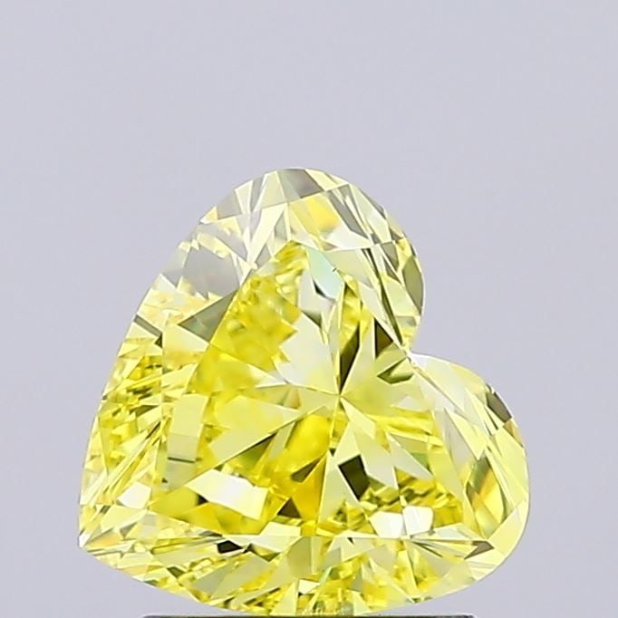 Loose Diamond - HEART 1.36ct Fancy Vivid Yellow VS2