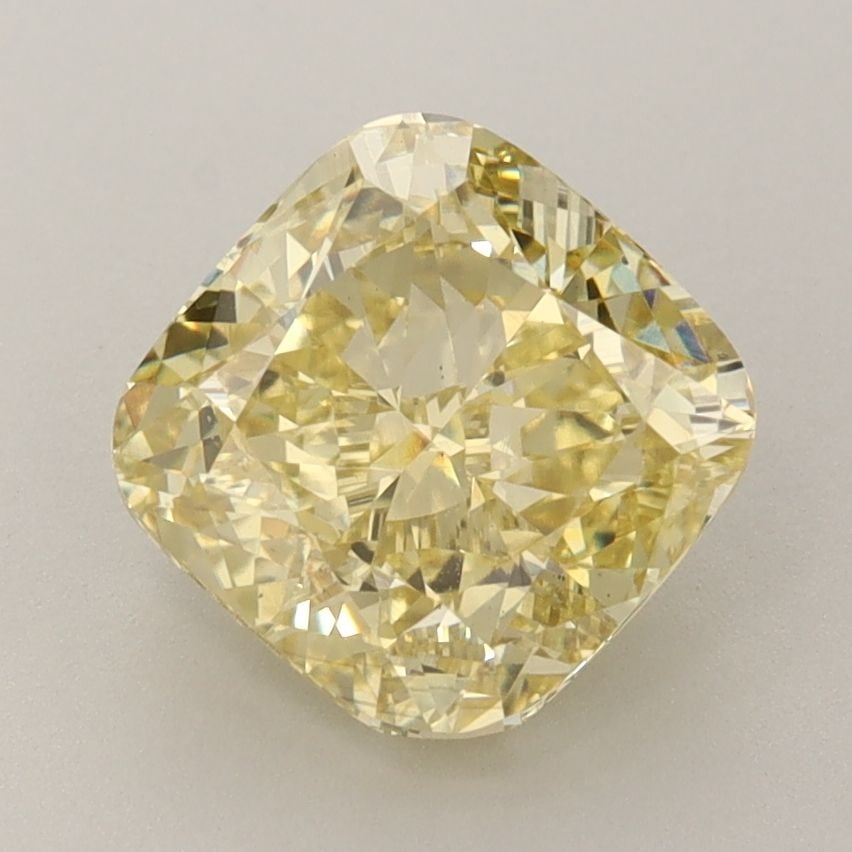 Loose Diamond - CUSHION MODIFIED 2.73ct Fancy Intense Yellow VS1