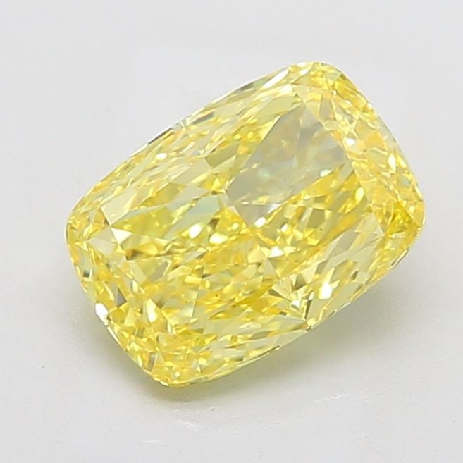 Loose Diamond - CUSHION MODIFIED 3.52ct Fancy Vivid Yellow VS2