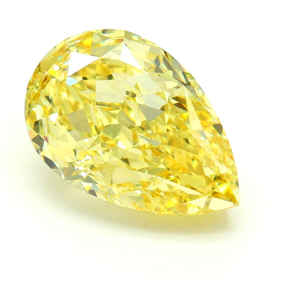 Loose Diamond - PEAR 5.03ct Fancy Intense Yellow VS1