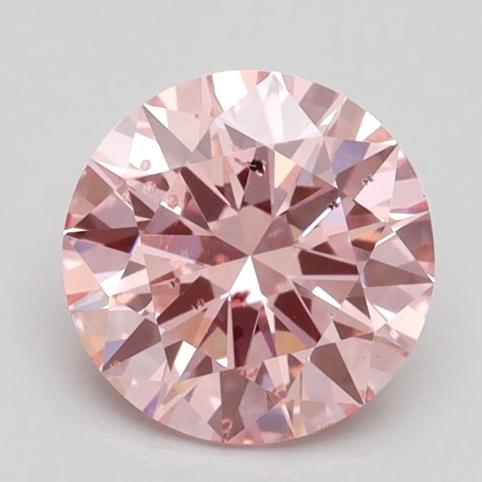 Loose Diamond - ROUND 1.4ct Fancy Vivid Pink SI1