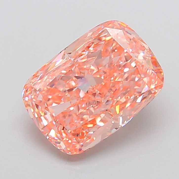 Loose Diamond - CUSHION MODIFIED 6.02ct Fancy Vivid Pink VS1
