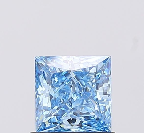 Loose Diamond - PRINCESS 0.97ct Fancy Vivid Blue VS1