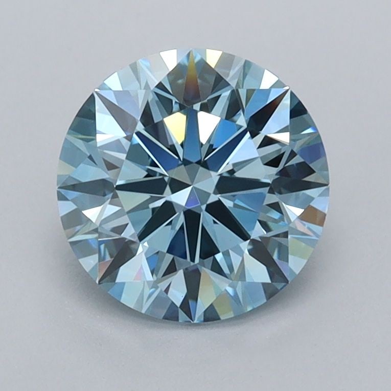 Ideal Loose Diamond - ROUND 1.44ct Fancy Vivid Blue VVS2