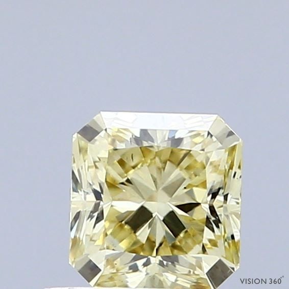 Loose Diamond - SQUARE RADIANT 0.85ct Fancy Light Yellow VS2