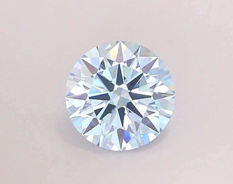 Ideal Loose Diamond - ROUND 1.08ct Fancy Vivid Blue VS2