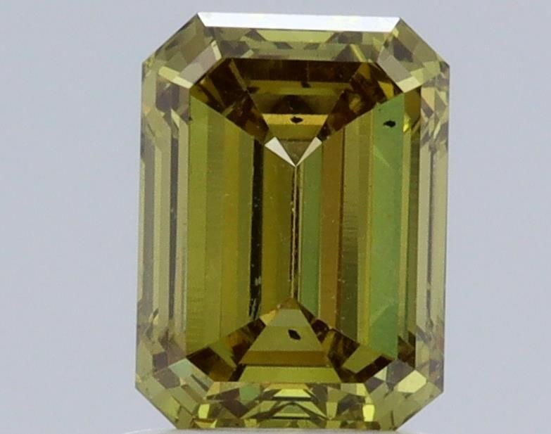 Loose Diamond - EMERALD 1.51ct Green SI1