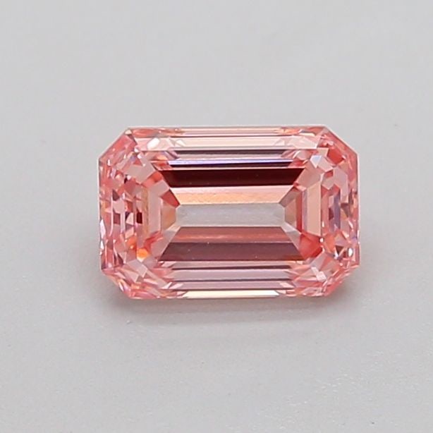 Loose Diamond - EMERALD 0.71ct Fancy Intense Pink VS2