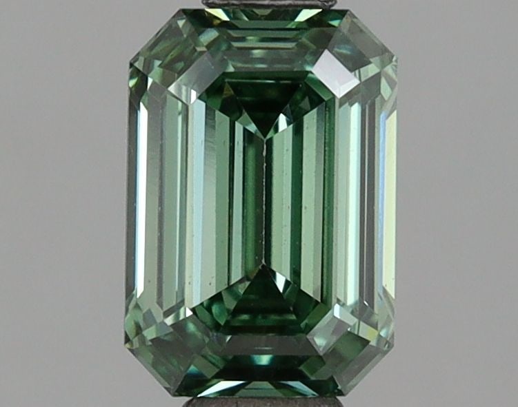 Loose Diamond - EMERALD 1.01ct Fancy Green VS1