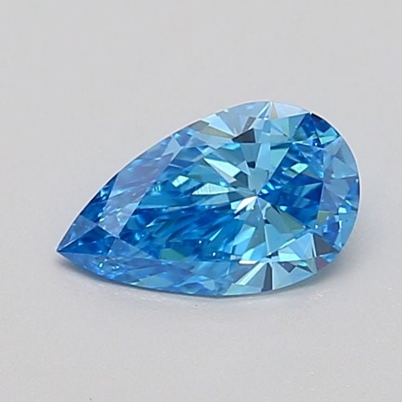 Loose Diamond - PEAR 0.52ct Fancy Vivid Blue VS1
