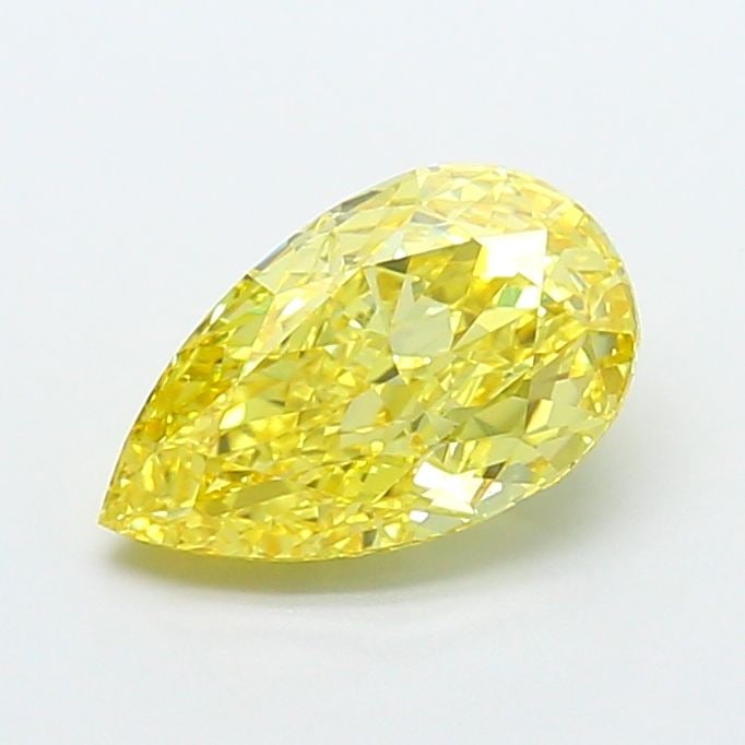 Loose Diamond - PEAR 2.7ct Fancy Vivid Yellow VS1