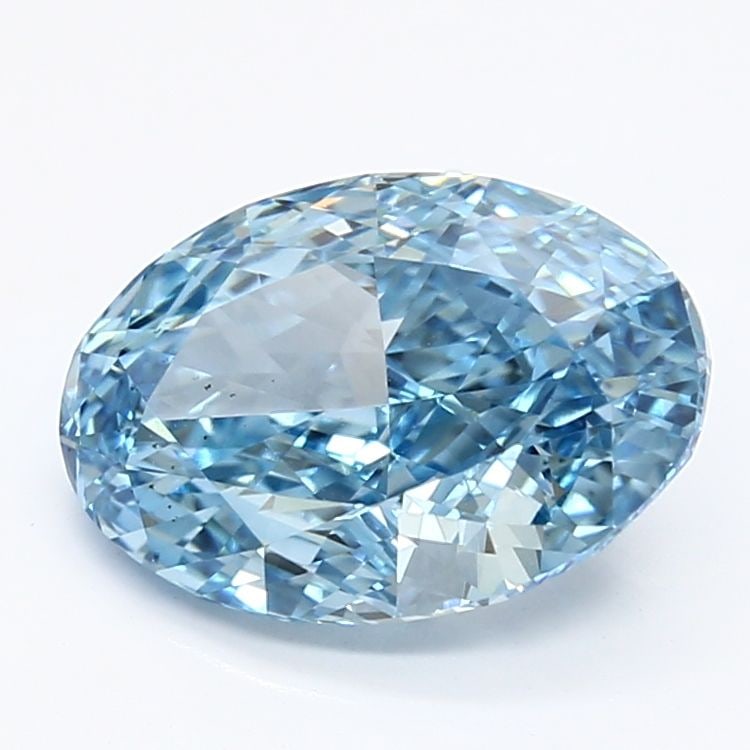 Loose Diamond - OVAL 2.39ct Fancy Vivid Blue VS2