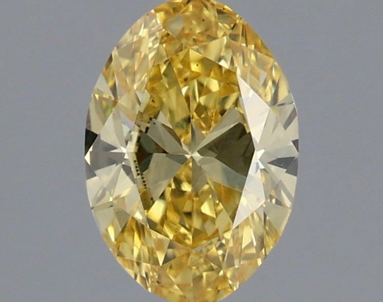 Loose Diamond - OVAL 0.57ct Fancy Vivid Yellow VS1
