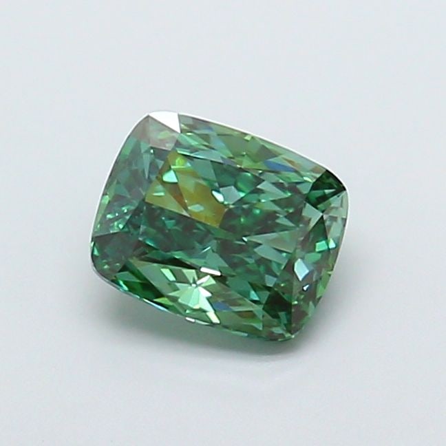 Loose Diamond - CUSHION MODIFIED 1.85ct Fancy Vivid Green VVS2